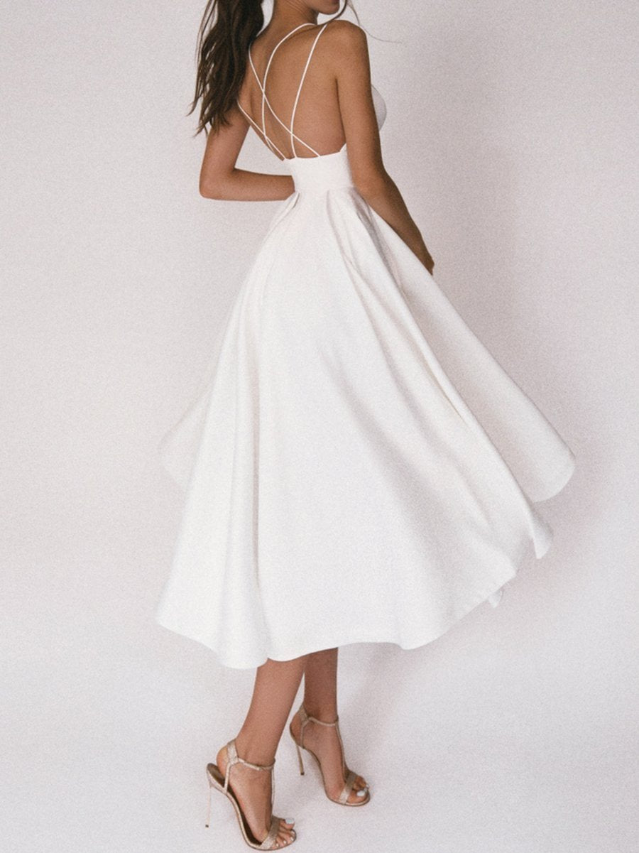 Adalene Lazard™️ Elegantes Kleid mit Ausschnitt