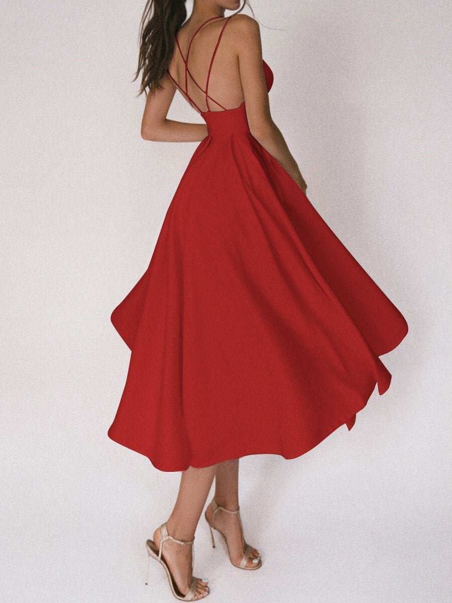 Adalene Lazard™️ Elegantes Kleid mit Ausschnitt